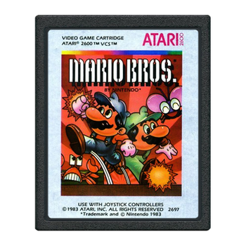 Игра Atari 2600 Mario Bros. Black Б/У