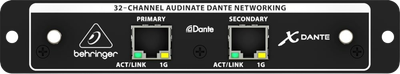 Карта розширення Behringer X-DANTE (4033653014335)