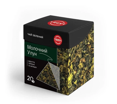 Чай у пірамідках зелений Молочний Улун 20 шт*2г