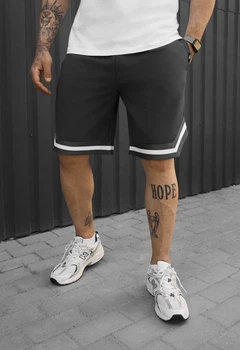 Трикотажні шорти Staff tw dark gray L