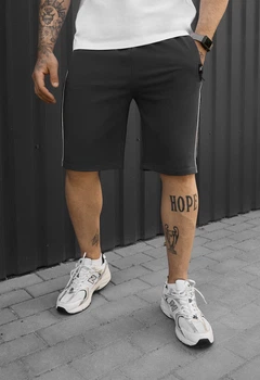 Шорты Мужские Стаф Темно Серые Спортивные Трикотажные Staff Sla Dark Gray XL (392130)