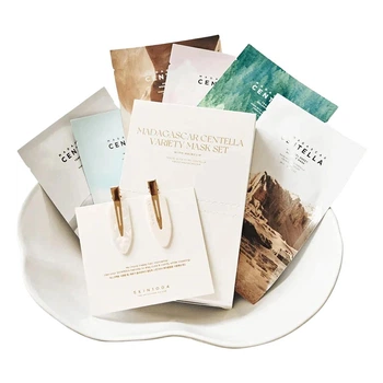 Набор масок для лица с заколками для волос SKIN1004 Madagascar Centella Variety Mask Set
