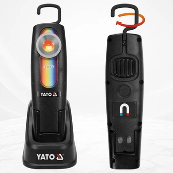 Професійна лампа для підбору кольору YATO YT-08509 CRI 95 з магнітом та док-станцією