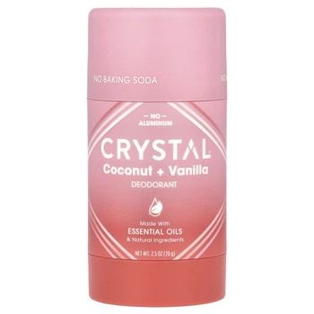 Натуральний дезодорант CRYSTAL Coconut & Vanilla (Кокос та Ваніль)70 г магнієвий стік 24 години захисту