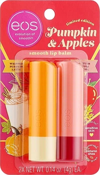 УЦІНКА Набір бальзамів для губ - EOS Limited Edition Whipped Pumpkin & Apples (lip/balm/2x4g) * 30ml (555823-70418)