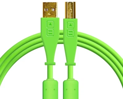 Кабель DJ TechTools USB type A - USB type B 1.5 м Зеленый (5904161820451)