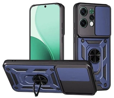 Чехол Camshield c кольцом-подставкой на OPPO Reno 15 FS (5G) / dark blue
