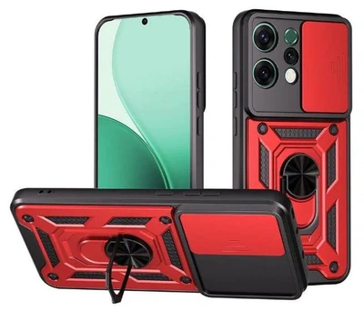 Чехол Camshield c кольцом-подставкой на OPPO Reno 15 (5G) / red
