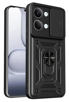 Чехол Camshield c кольцом-подставкой на Poco X8 Pro Max (5G) / black
