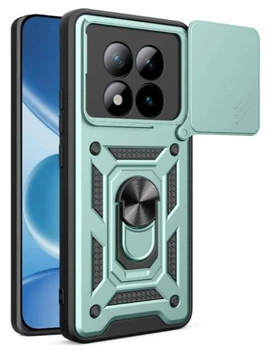 Чехол Camshield c кольцом-подставкой на Poco M8 (5G) / green