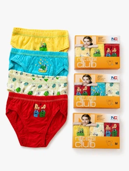 Трусики 9 шт. для девочек Natural Club М\128 арт.GFB-344A