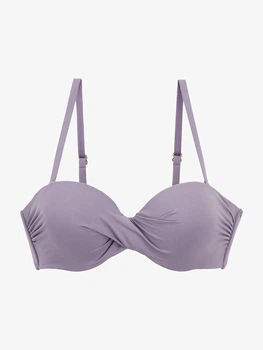 Купальник однотонний верх жіночий GENUA 5277-2K 42 Темно-бузковий shop (2000999461606)