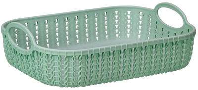 Кошик для зберігання Idea Home 1194-IH 23х18x7 см Фісташковий (1194-IH-фісташковий)