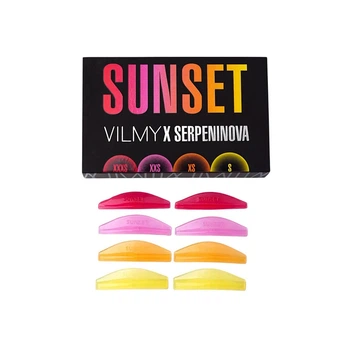 Набор валиков Vilmy x Serpeninova Sunset для ламинирования ресниц (4 пары)