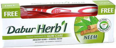 Зубная паста Dabur Herb'l Ніім 150 г + щетка (6291069700282)