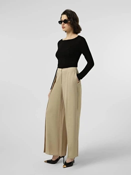 Брюки с разрезами Armani Exchange XS бежевый XW001955