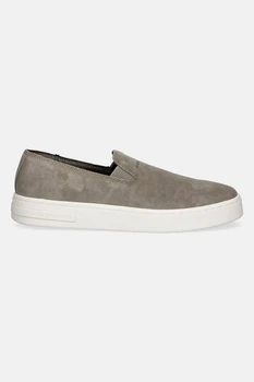 Лоферы замшевые Armani Exchange 41,5 оливковый XM002633