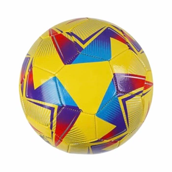 Футбольный мяч №5 — PVC, 260–270 г, C 70160-8, желтый