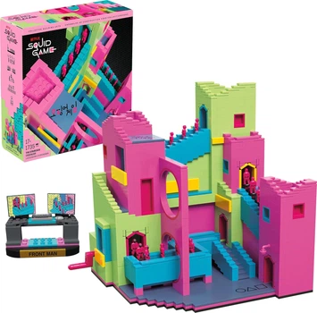 Конструктор Мега Игра в Кальмара 1735 деталей Netflix Squid Game The Staircase Mattel HYL45