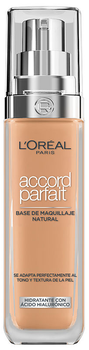Тональна основа L'Oreal Paris Accord Parfait зволожувальна 7D/W Golden Amber 30 мл (3600522839132)