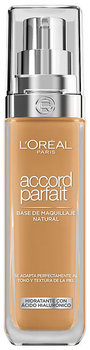 Тональна основа L'Oreal Paris Accord Parfait зволожувальна 8D/W Golden Cappuccino 30 мл (3600522839149)