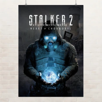 Постер Сталкер 2, Stalker 2, Прип'ять, Чорнобиль, декор кімнати геймера, A3 42×30 см (id7201)