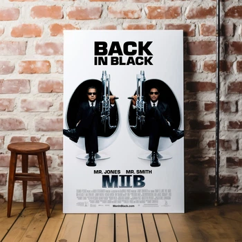 Інтер'єрна картина Люди в чорному 2, Men In Black 2 (2002), MIB, фантастика, культове кіно, 42×28 см (id7317)