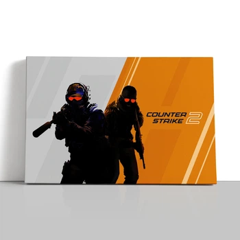 Интерьерная картина Контрстрайк, Counter-Strike 2, CS2, декор в комнату геймера, 28×42 см (id6826)