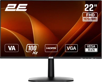 Монитор 21.5" 2E A2225B (2E-A2222B-01.UA)