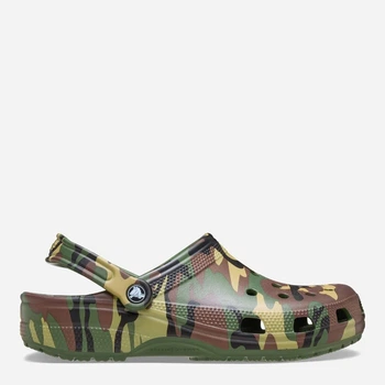 Женские кроксы Crocs Classic Camouflage 211936-3TC 39-40 (M7/W9) 25 см Green (198445244988)