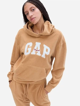 Худі тепле жіноче Gap 685077026 2XL Бежеве (1159861077)