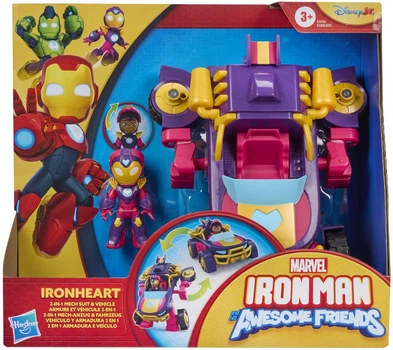 Набір Hasbro Marvel 2 in 1 Iron Man and his awesome friends: Ironheart 10 см G1476 (5010996313324)