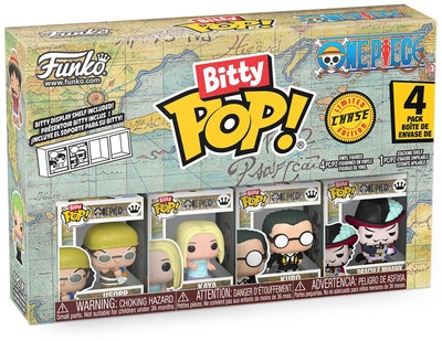 Набір фігурок Funko Bitty Pop! One Piece: Усопп, Кая, Куро 2.3 см 86895 (889698868952)