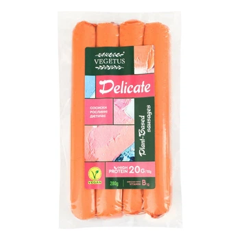 Сосиски растительные Dеlicate Vegetus 250 г