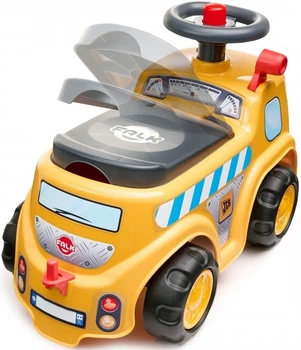 Jeździk Falk Ciężarówka JCB z Przyczepą i Akcesoriami Żółty (715C) (3016200000648)
