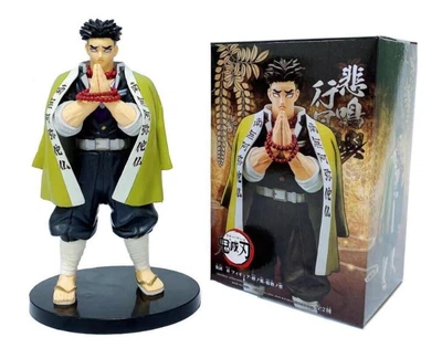 Коллекционная аниме фигурка Gyomei Himejima Demon Slayer Kimetsu no Yaiba 20 см — Гемей Химеджима Клинок, рассекающий демонов anime collectible figure