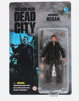 Фигурка Negan The Walking Dead Dead City 10 см — Коллекционная игрушка-персонаж Ходячие мертвецы Ниган в подарочной упаковке