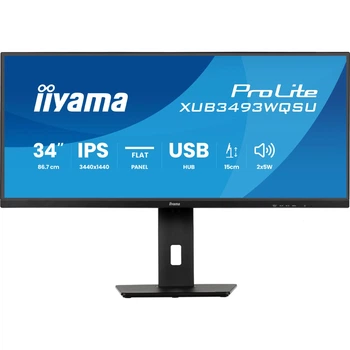 Монітор iiyama 34" ProLite (XUB3493WQSU-B6) [159254]