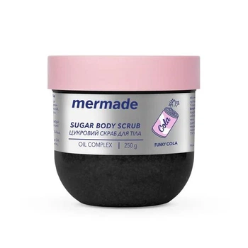 Сахарный скраб для тела Mermade Sugar Body Scrub Funky Cola с ароматом карамельной колы 250 г