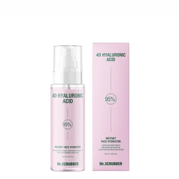 Спрей для миттєвого зволоження обличчя Mr.SCRUBBER 4D Hyaluronic Acid Instant Face Hydrator 150 мл
