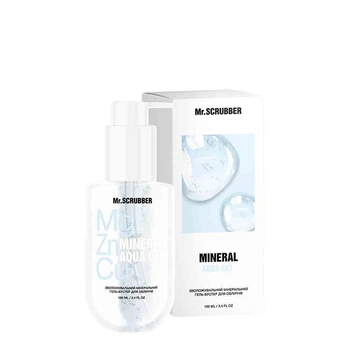 Увлажняющий минеральный гель-бустер для лица Mr. Scrubber Mineral Aqua Gel для успокоения кожи 100 мл