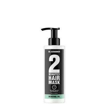Експрес-маска для волосся Mr.SCRUBBER 2 Minutes Hair Mask Menthol Oil для живлення та підтримки свіжості 200 мл