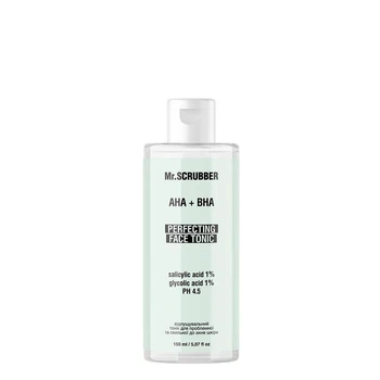 Отшелушивающий тоник для лица Mr.SCRUBBER AHA+BHA Perfecting Face Tonic для проблемной и склонной к акне кожи 150 мл