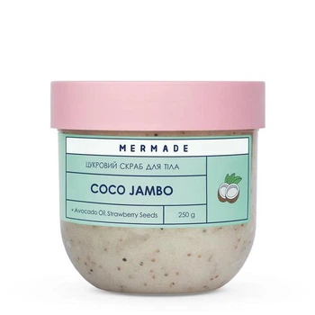 Сахарный скраб для тела Mermade Coco Jambo с ароматом кокоса 250 г