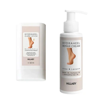 Набор Hillary Dry & Cracked Foot Skin Repair Set для восстановления сухой и потрескавшейся кожи стоп