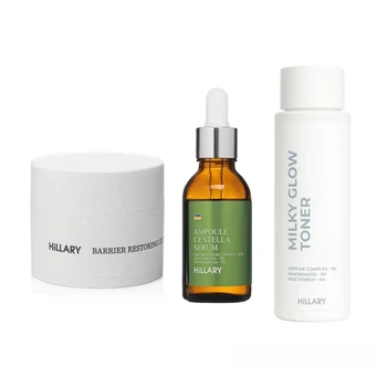 Набор Hillary Sensitive Skin Recovery & Glow Set для восстановления и осветления чувствительной кожи