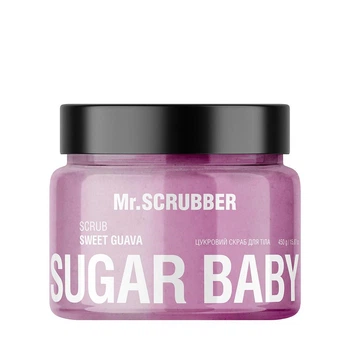 Цукровий скраб для тіла Mr.SCRUBBER Sugar Baby Scrub Sweet Guava для розгладження шкіри з ароматом стиглої гуави 450 г
