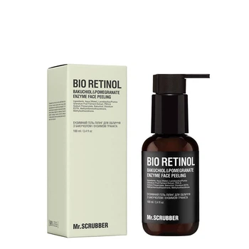 Энзимный гель-пилинг для лица Mr.SCRUBBER Bio Retinol Enzyme Face Peeling для очищения и омоложения кожи 100 мл