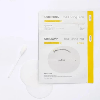 Набір пілінговий для тонізувального догляду Curesona Real Toning Care Kit