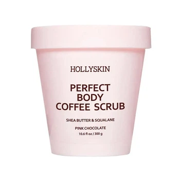 Скраб для ідеально гладенької шкіри тіла Hollyskin Perfect Body Coffee Scrub Pink Chocolate 300 г